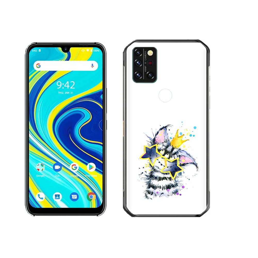 

Чехол MyPads Tocco для Umidigi A7 Pro Мартовский Нуся, Прозрачный, Tocco