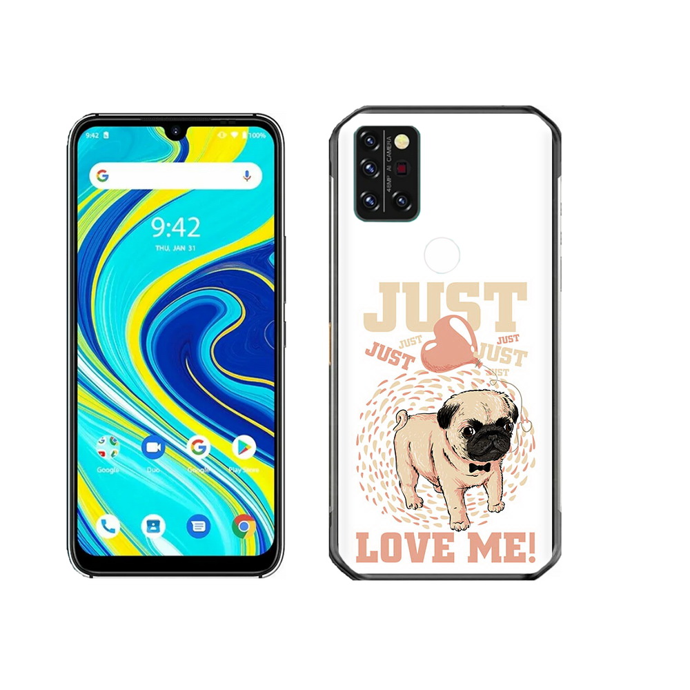 

Чехол MyPads Tocco для Umidigi A7 Pro Люби меня, Прозрачный, Tocco