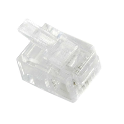 

Коннектор OEM RJ11 Cablexpert 6p2c телефонный (10 шт.)