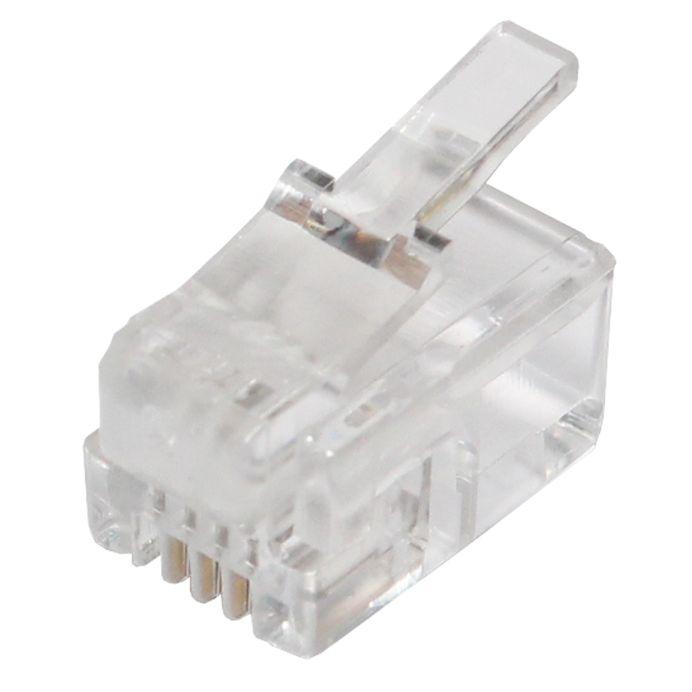 

Коннектор Cablexpert RJ11 4p4c (обжимной) для трубки (10 шт.)