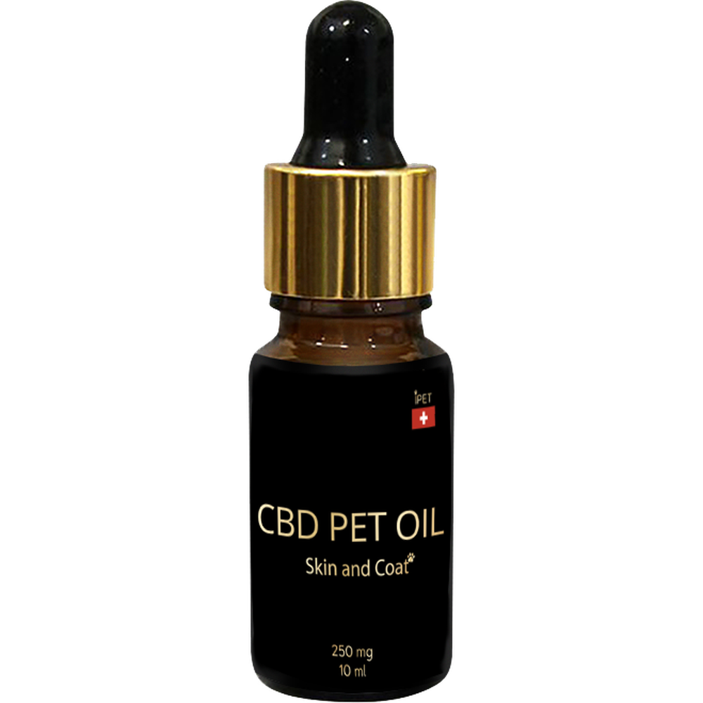 Конопляное масло iHemp CBD PET OIL Skin and Coat, 10 мл