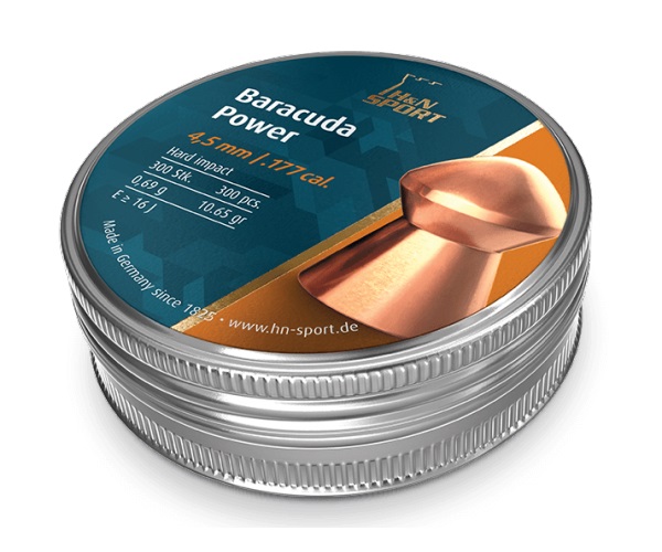 Пули H&N Baracuda Power 4,5 мм, 0,69 г (300 штук)