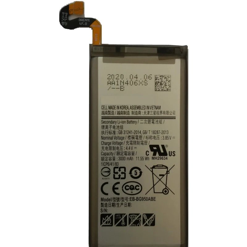 

Аккумуляторная батарея EB-BG950ABE для Samsung Galaxy S8 SM-