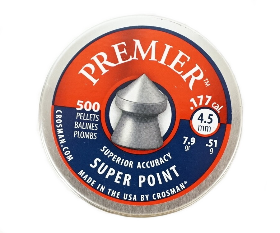 

Пули Crosman Premier Super Point 4,5 мм, 0,51 г (500 штук)