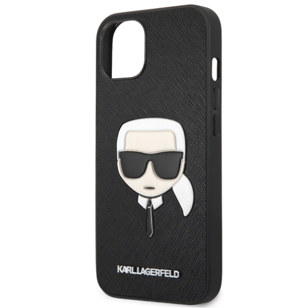 фото Чехол iphone 14 plus karl lagerfeld sakh, черный nobrand