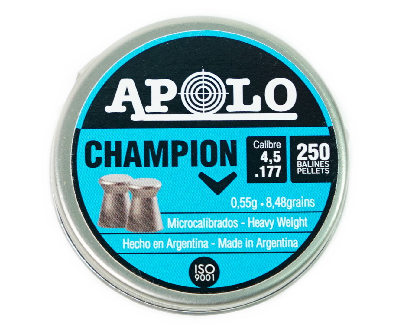 Пули Apolo Champion 4,5 мм, 0,55 г (250 штук)