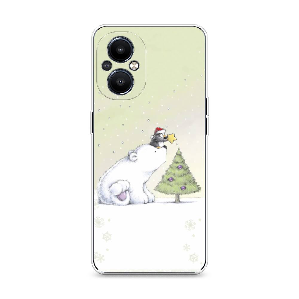 

Чехол на OnePlus Nord N20 "Украшение елки", Белый;бежевый, 152550-5