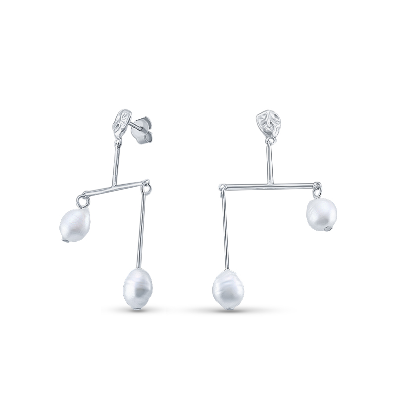 

Серьги из серебра с жемчугом Silver Wings 02sae5598a-205, 02sae5598a-205