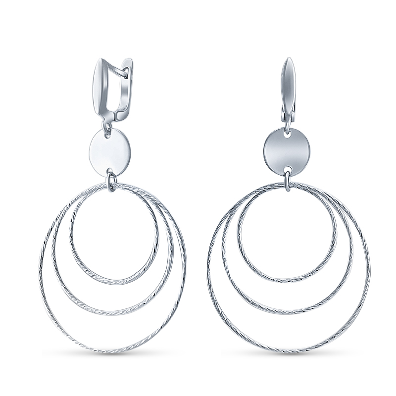 

Серьги подвески из серебра Silver Wings 02fye10138-113, 02fye10138-113