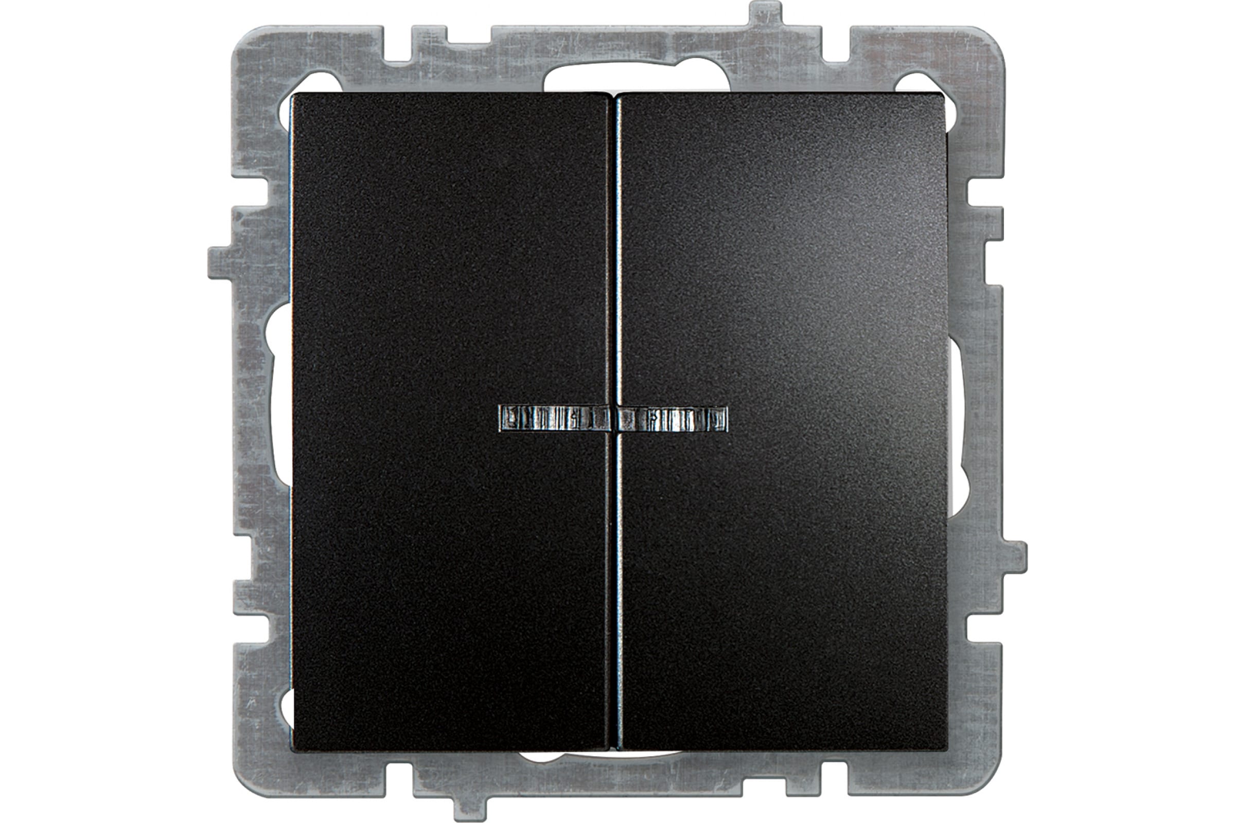 NILSON Механизм выключателя 2СП с подсветкой черный Touran/Alegra 24220404