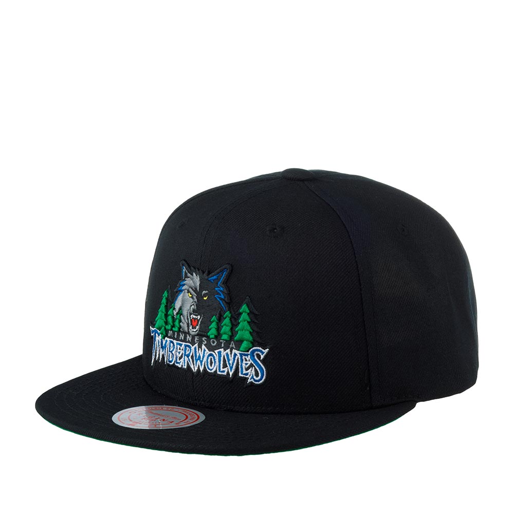 Бейсболка унисекс MITCHELL NESS 6HSSJS19079-MTIBLCK Minnesota Timberwolves MLB черная