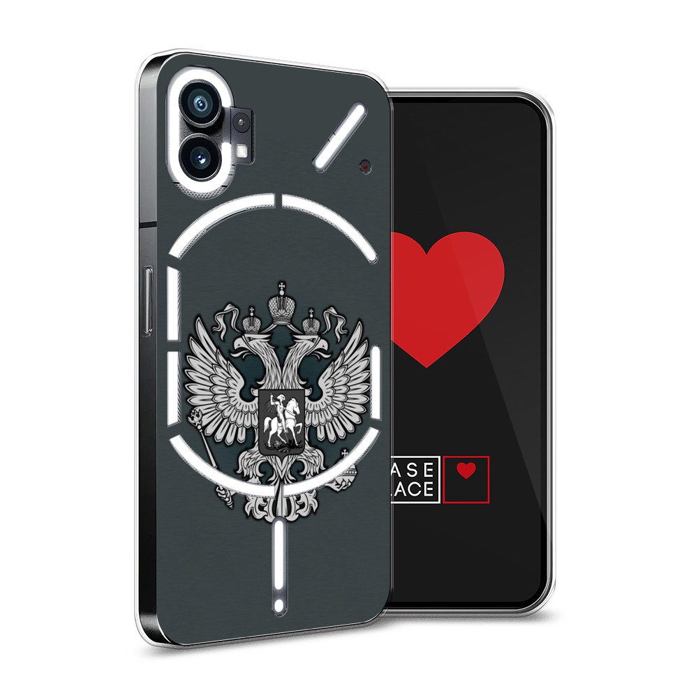 

Силиконовый чехол Awog "Герб России серый" для Nothing Phone 1, 3300150-5