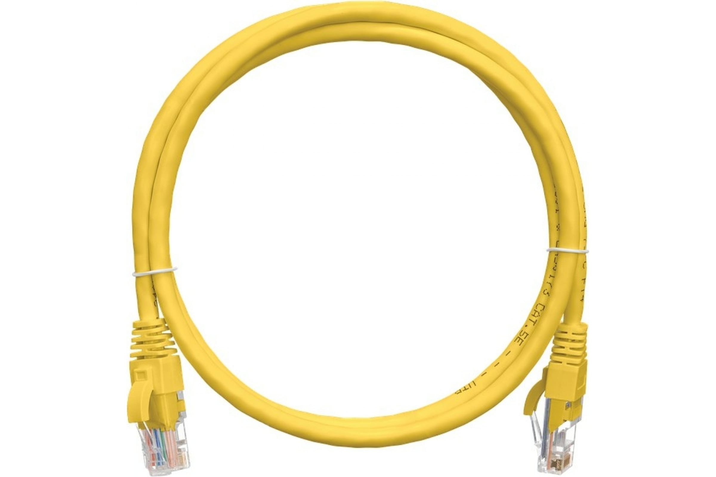 NIKOMAX Коммутационный шнур U/UTP 4 пары, желтый, 0,3м NMC-PC4UD55B-003-YL