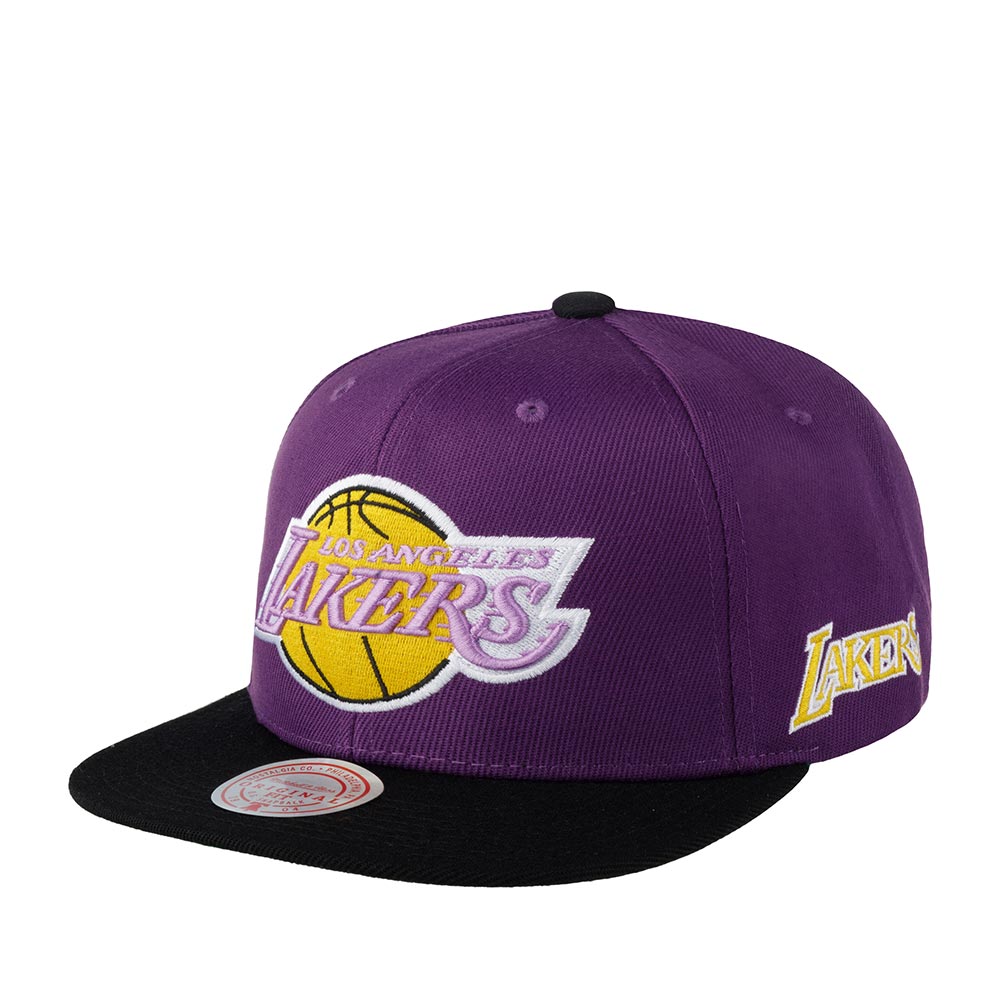 Бейсболка MITCHELL NESS 6HSSSH22018-LALPURP Los Angeles Lakers MLB фиолетовая/черная