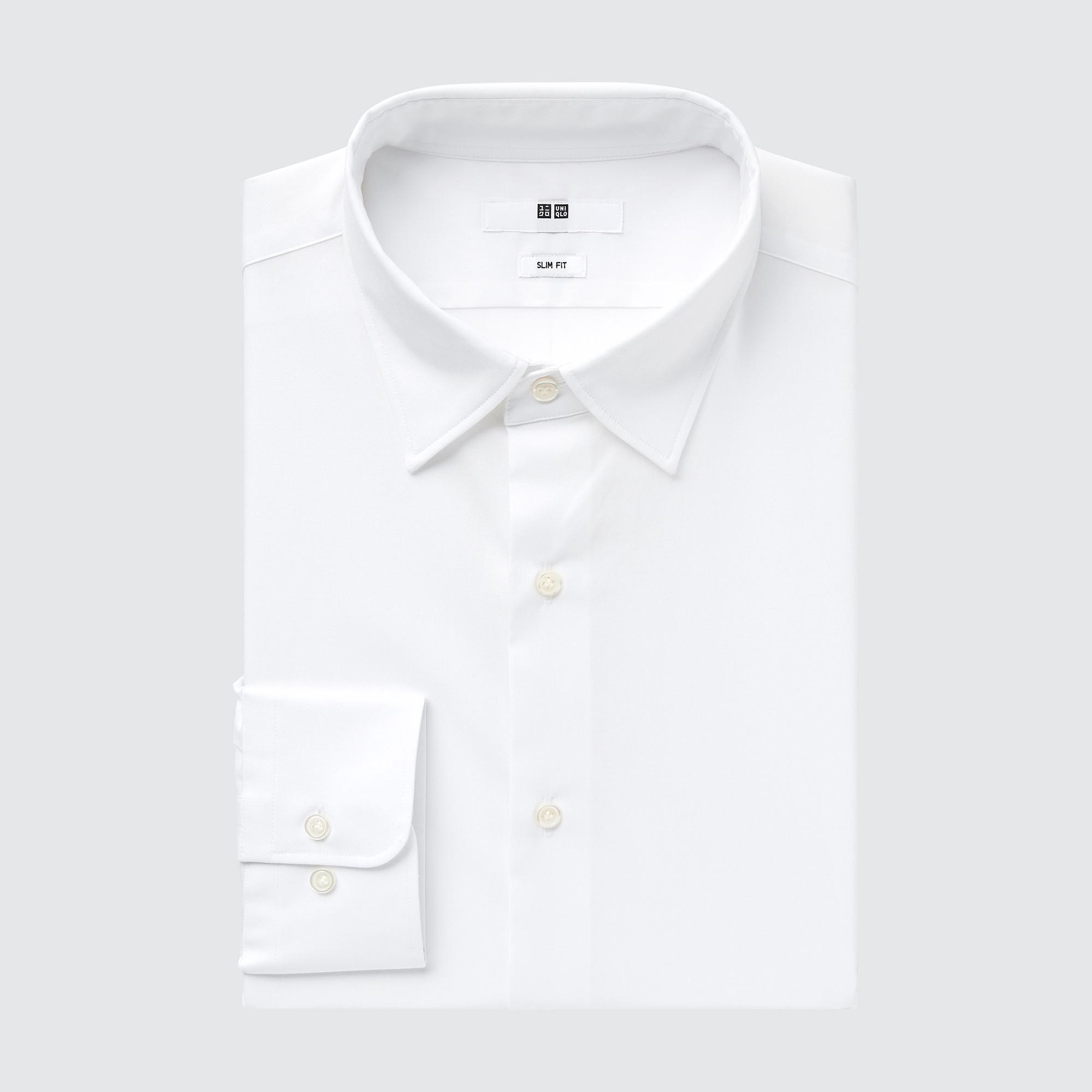 Рубашка мужская UNIQLO 456232COL00 белая 3XL (доставка из-за рубежа)