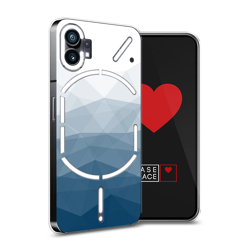 

Силиконовый чехол Awog "Абстракция небо" для Nothing Phone 1, Белый;синий, 3300150-3