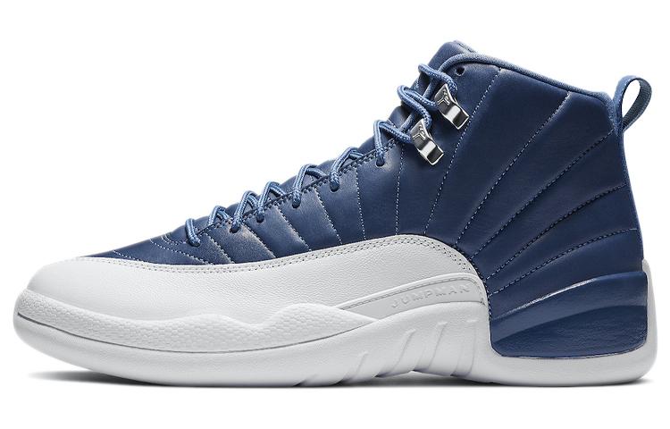 

Кроссовки унисекс Jordan Air Jordan 12 retro indigo синие 47.5 EU, Синий, Air Jordan 12 retro indigo