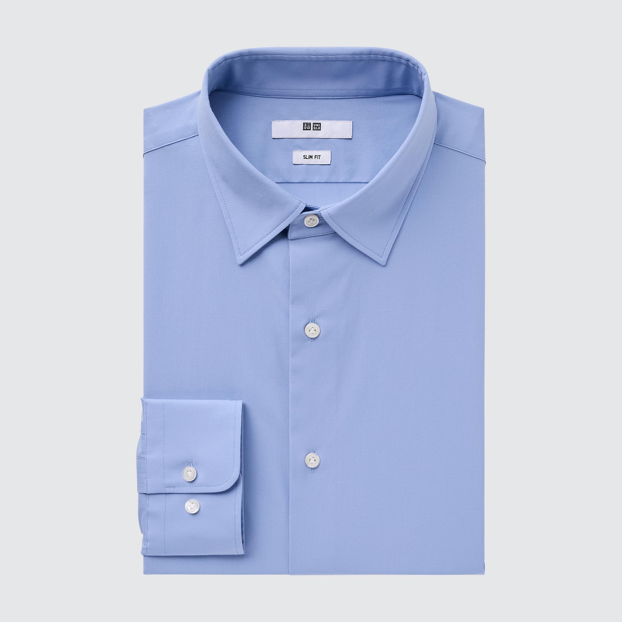 

Рубашка мужская UNIQLO 456232COL65 синяя M (доставка из-за рубежа), Синий, 456232COL65