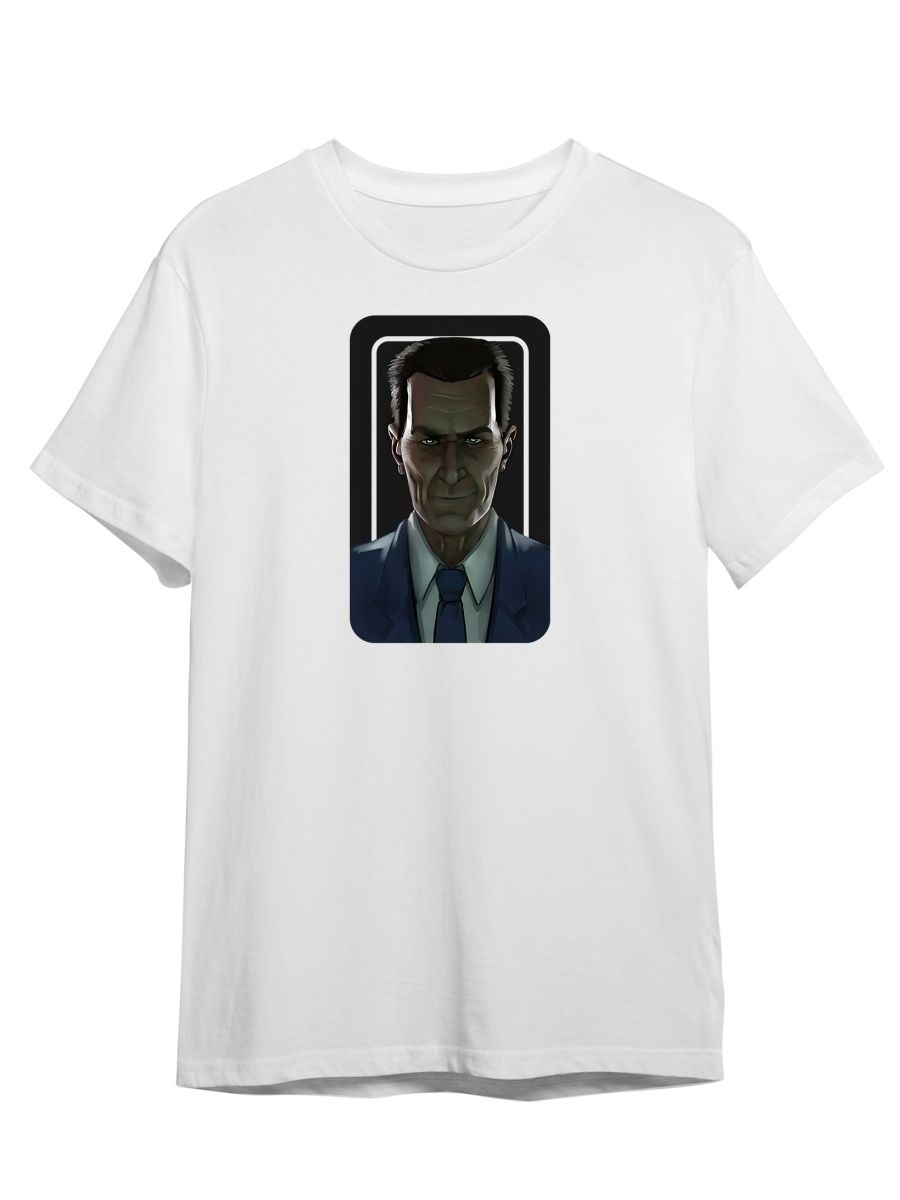 

Футболка унисекс СувенирShop Half-Life/Гордон Фримен 9 белая L, Белый, "Half-Life/Гордон Фримен" 9