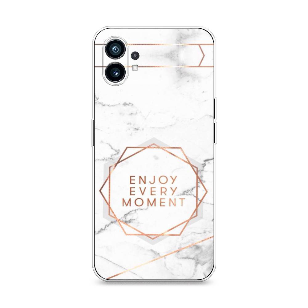

Чехол Awog на Nothing Phone 1 "Enjoy every moment мрамор", 3300150-7