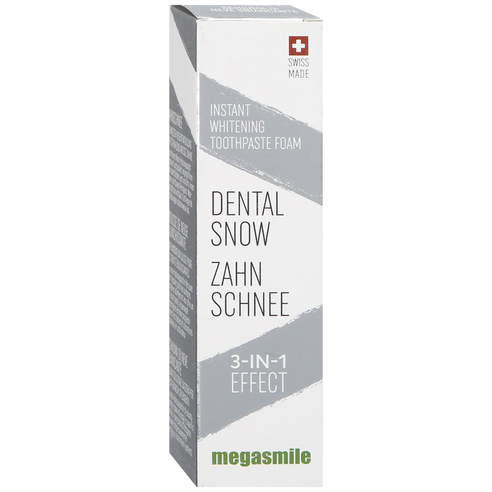 Зубная паста-пена Megasmile Instant Whitening Dental Snow 3in1 отбеливание 50 мл