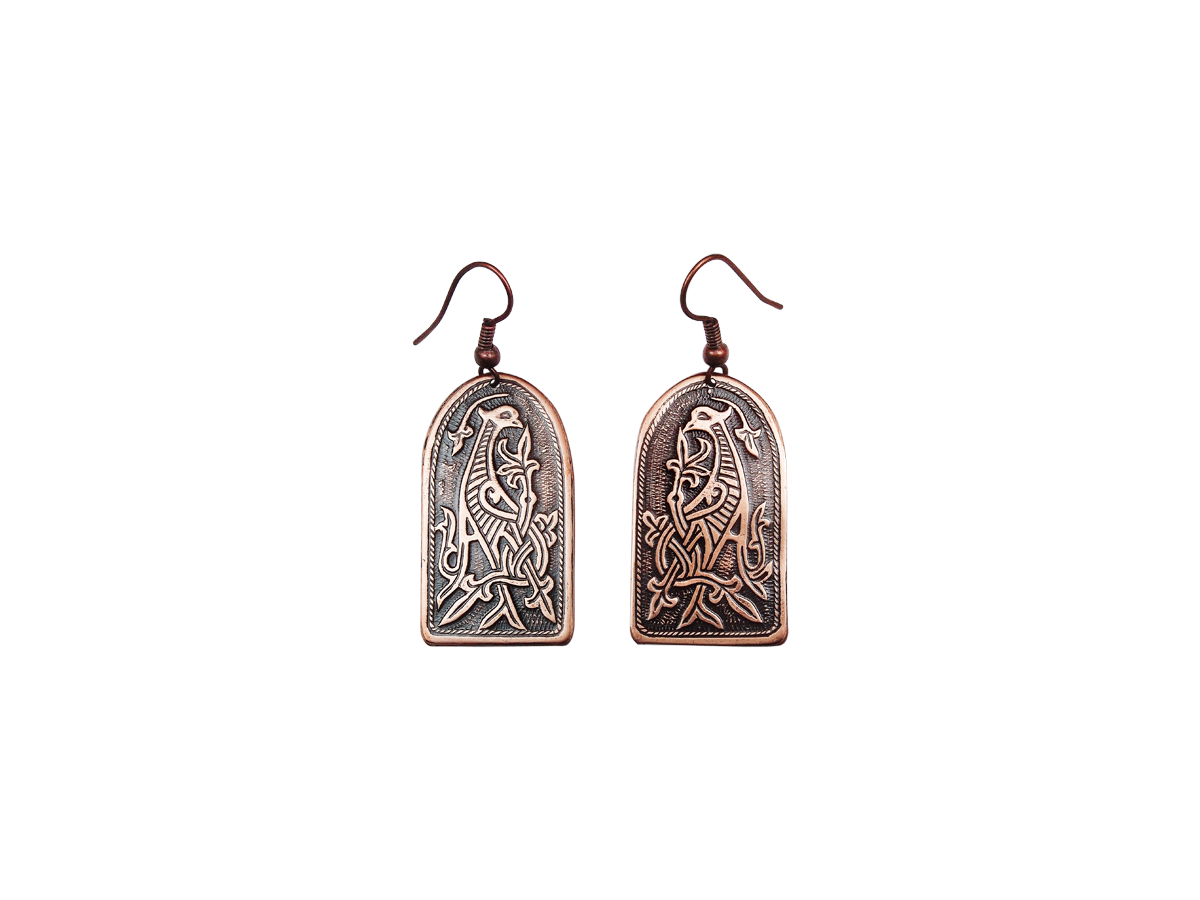 

Серьги подвески из меди Мастерская Алёшиных Т27.21.01.00, Т27.21.01.00