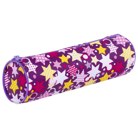 

Пенал-тубус ПИФАГОР, мягкий, STARS, 20х7 см, 229267, (2шт.), Разноцветный