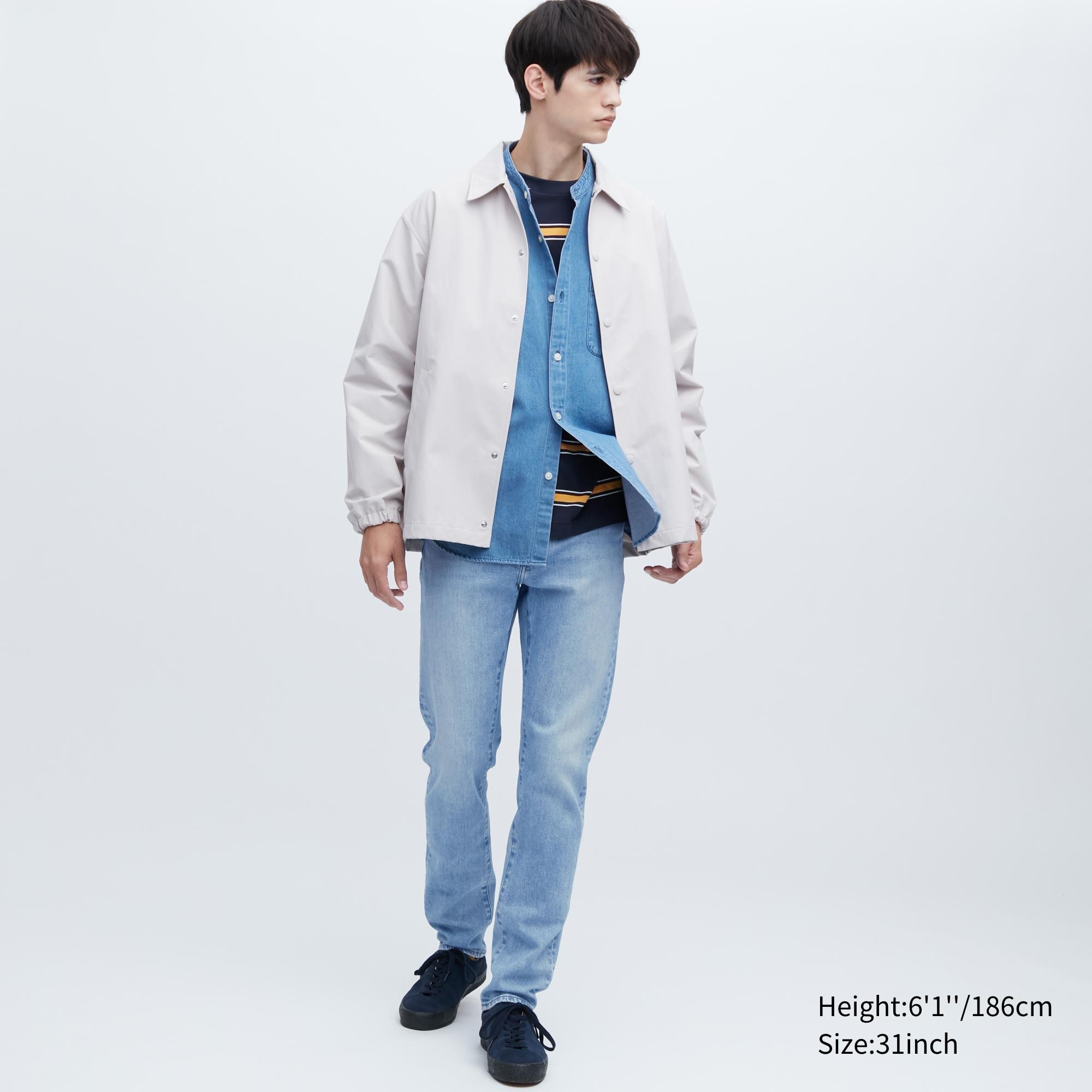 Джинсы мужские UNIQLO 455473COL64 синие 40/34 (доставка из-за рубежа)