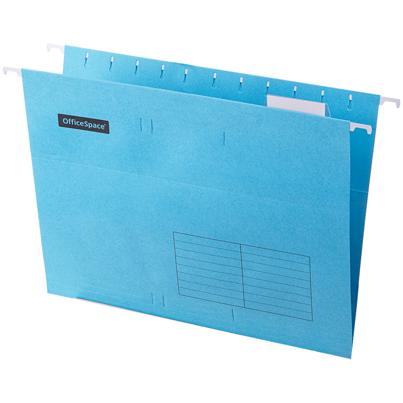 Подвесная папка OfficeSpace А4 (310*240мм), синяя, 10 шт