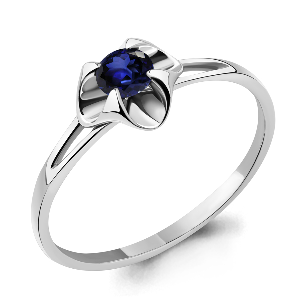 

Кольцо из серебра с сапфиром Aquamarine Aquamarine 060158_925_р р. 16,5, 060158_925_р