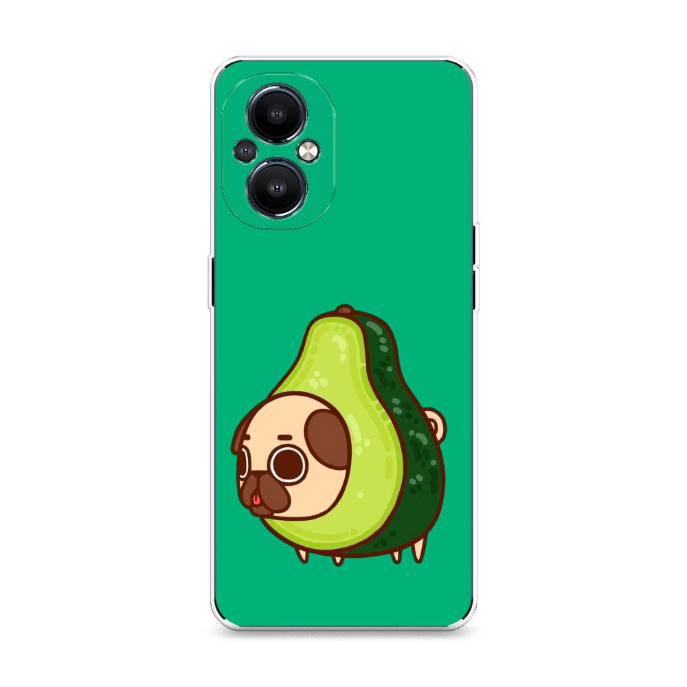 

Чехол на OnePlus Nord N20 "Мопс авокадик", Зеленый, 152550-1