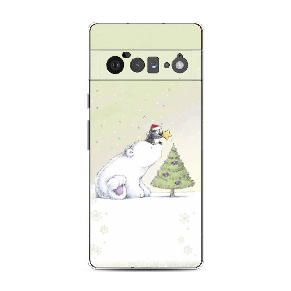 

Чехол для Google Pixel 6 Pro "Украшение елки", Белый;бежевый, 270950-5