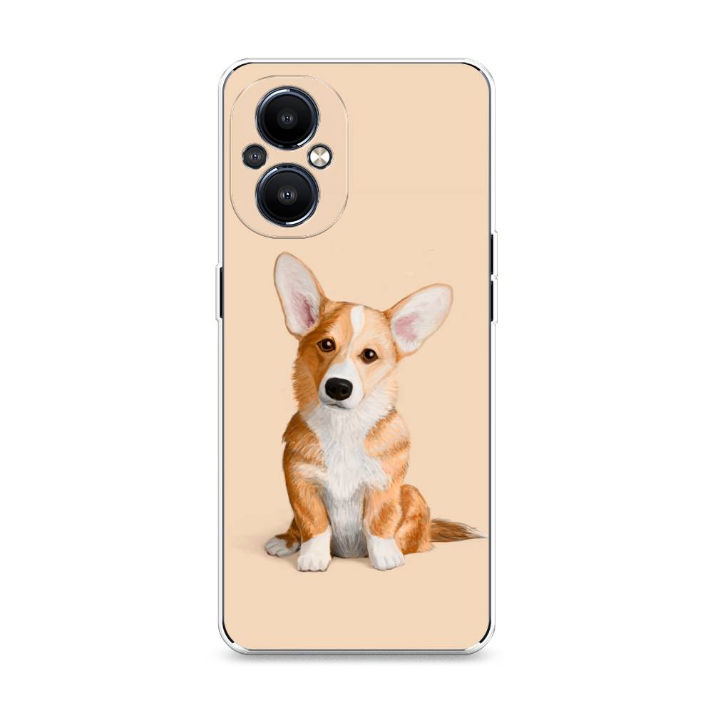 

Чехол на OnePlus Nord N20 "Грустный Корги", Коричневый;бежевый, 152550-1