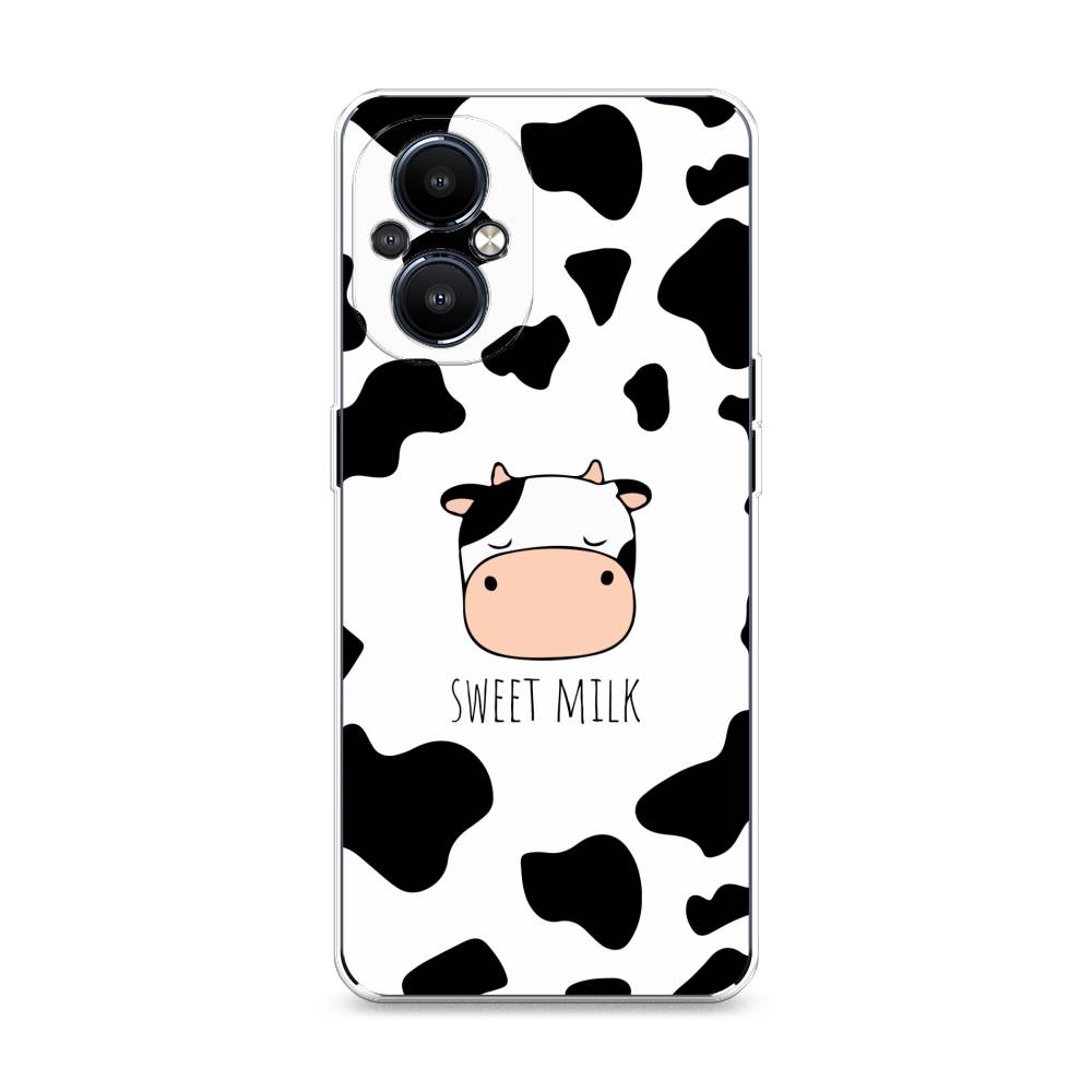 

Чехол на OnePlus Nord N20 "Sweet milk", Розовый;белый;черный, 152550-1