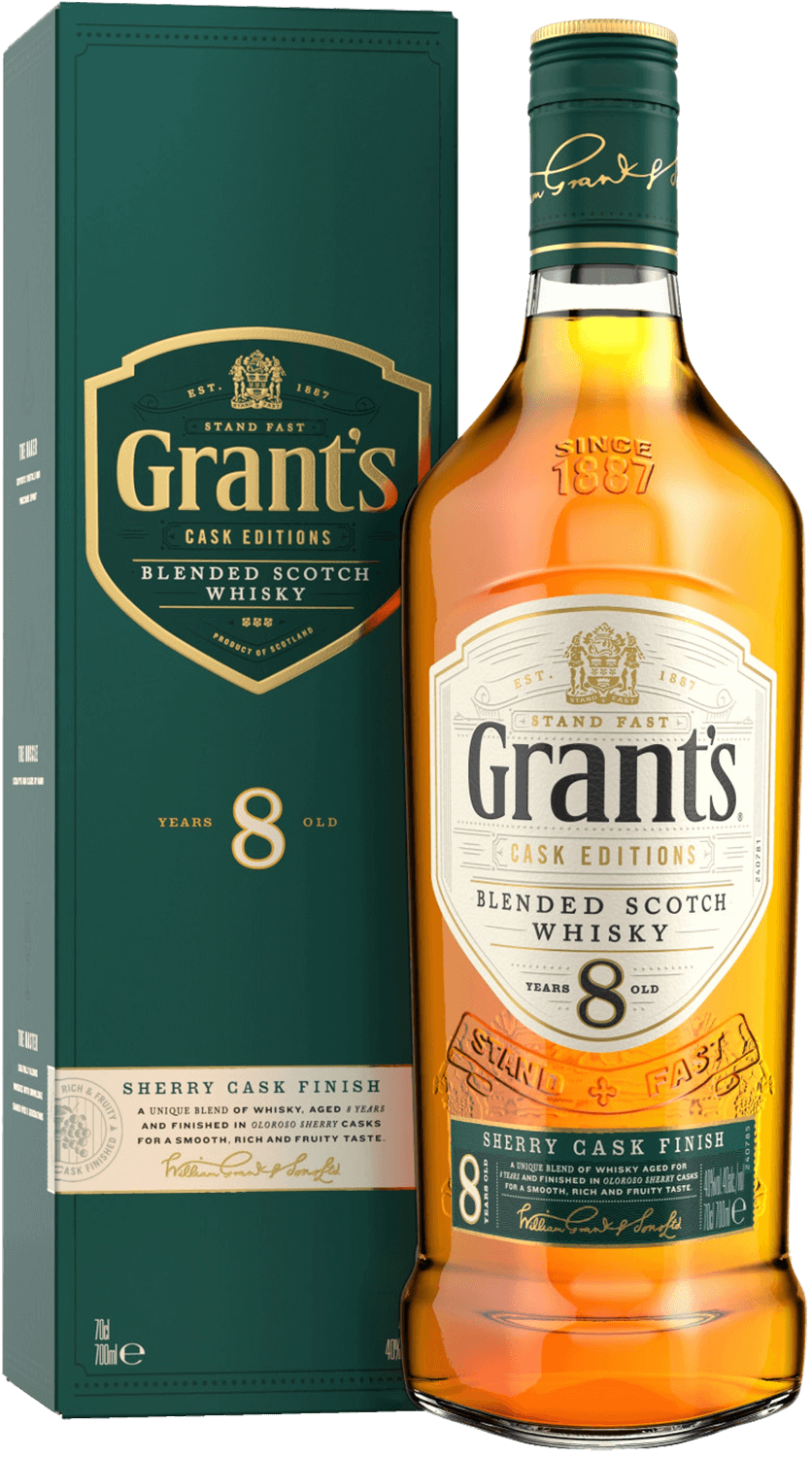

Виски Grant's Sherry Cask Finish 8 y.o. Blended Scotch Whisky (gift box)