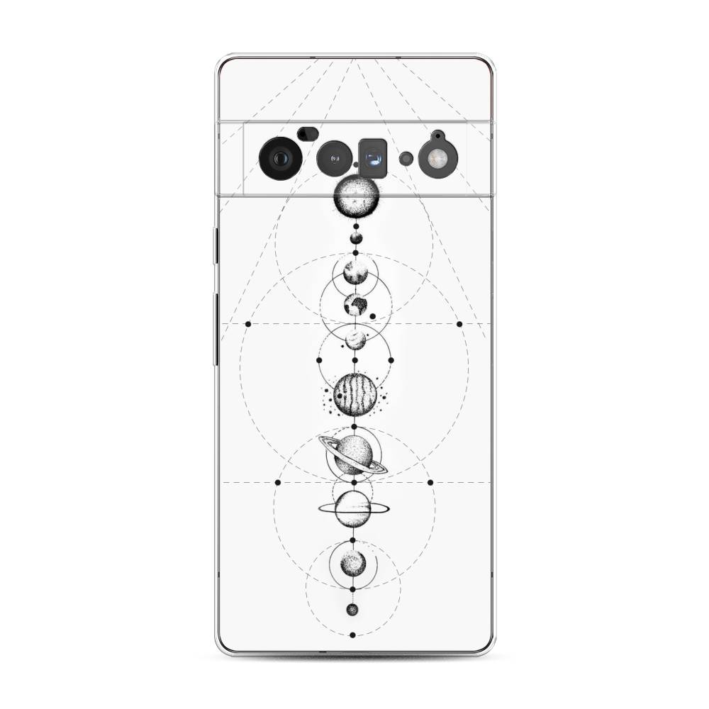 фото Чехол для google pixel 6 pro "парад планет" case place