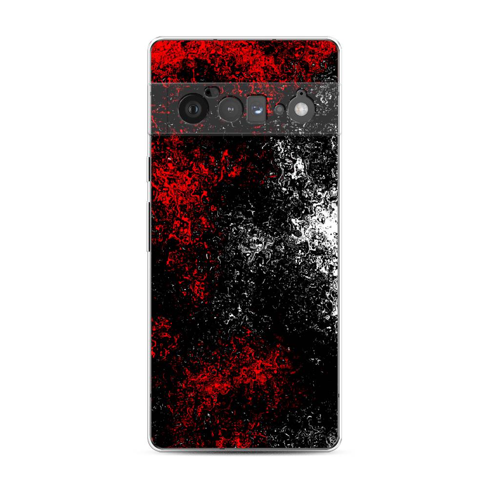 

Чехол для Google Pixel 6 Pro "Монотипия", Красный;черный;белый, 270950-3