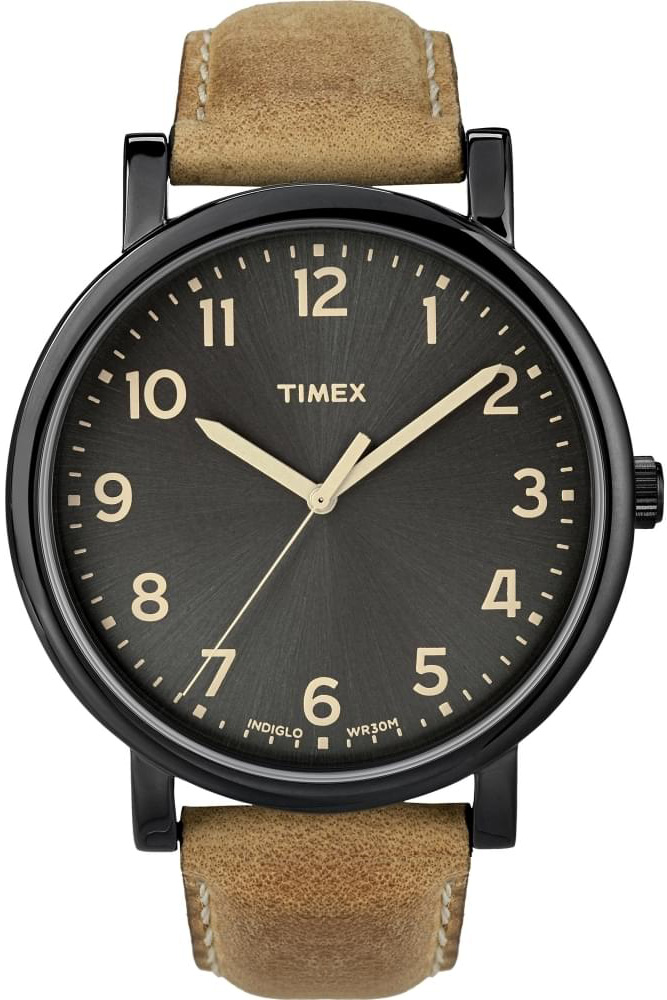 фото Наручные часы мужские timex t2n677 коричневые