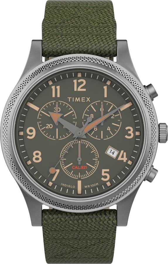 фото Наручные часы мужские timex tw2t75800 зеленые