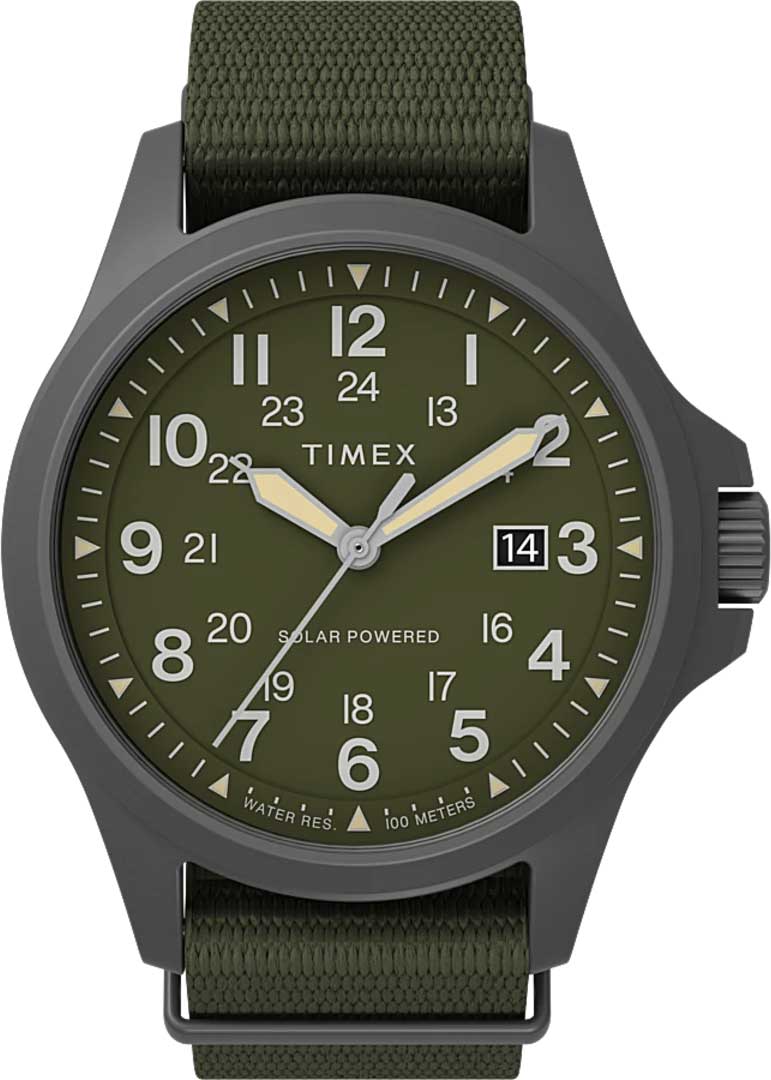 фото Наручные часы мужские timex tw2v03700 зеленые