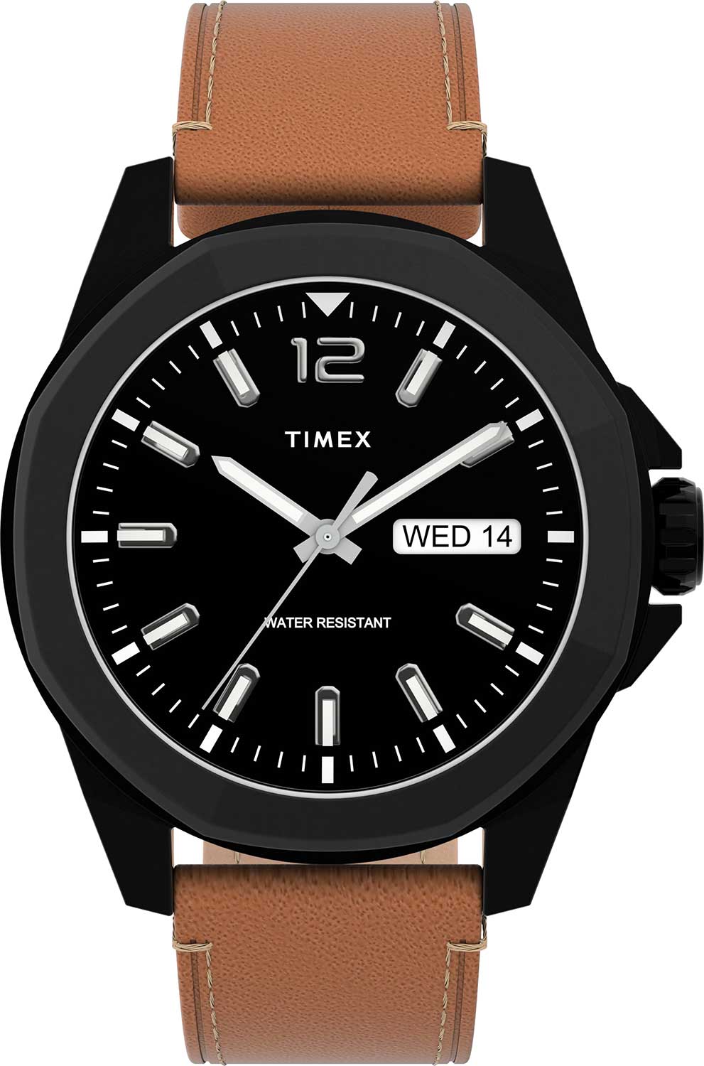 фото Наручные часы мужские timex tw2u15100 коричневые