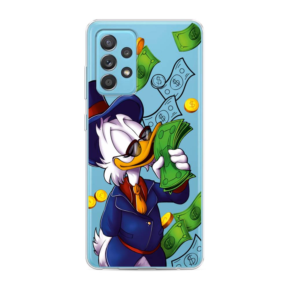 

Чехол на Samsung Galaxy A52/A52s "Scrooge McDuck with Money", Синий;зеленый;белый, 2102450-6