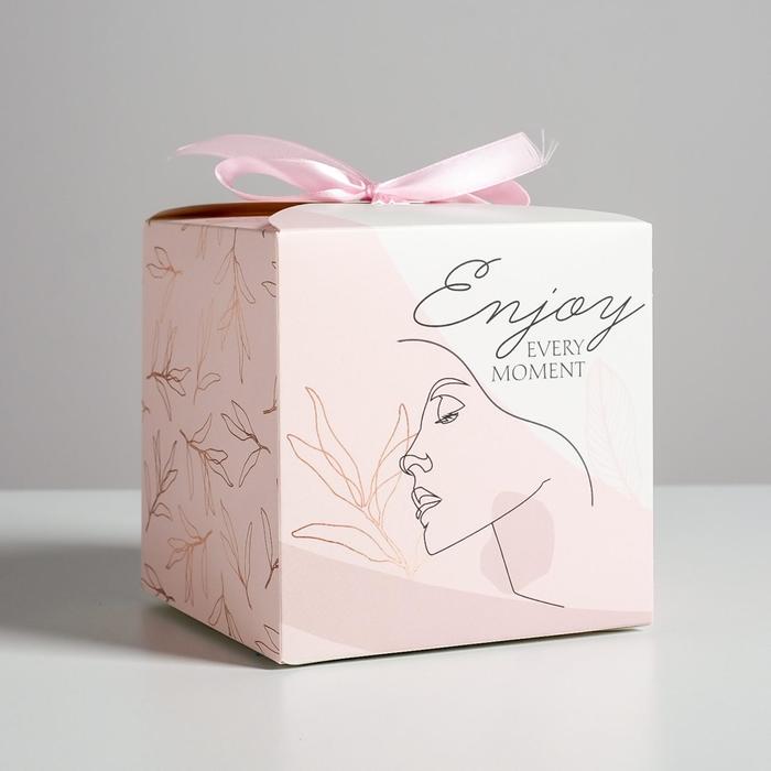 

Коробка складная Дарите Счастье Enjoy 12 х 12 х 12 см, Розовый, GIRL LINE