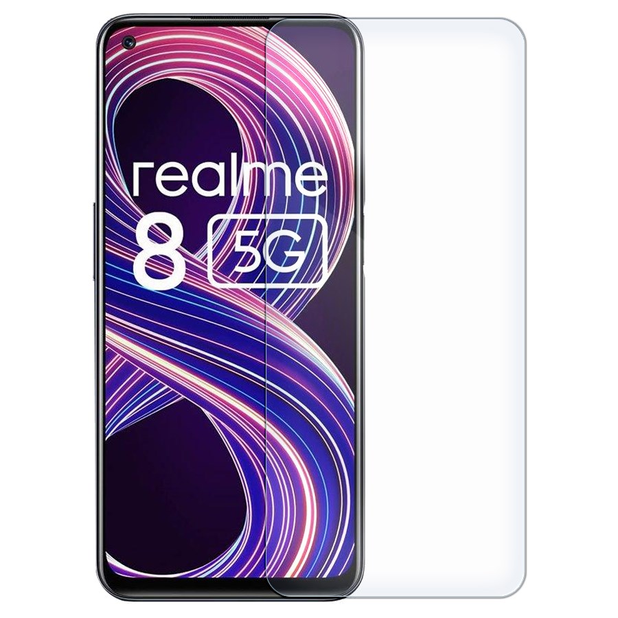 

Стекло защитное гибридное Krutoff для Realme 8 5G