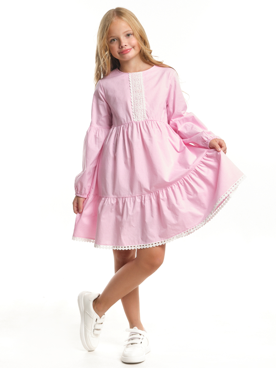 Платье детское Mini Maxi 7776, розовый, 140
