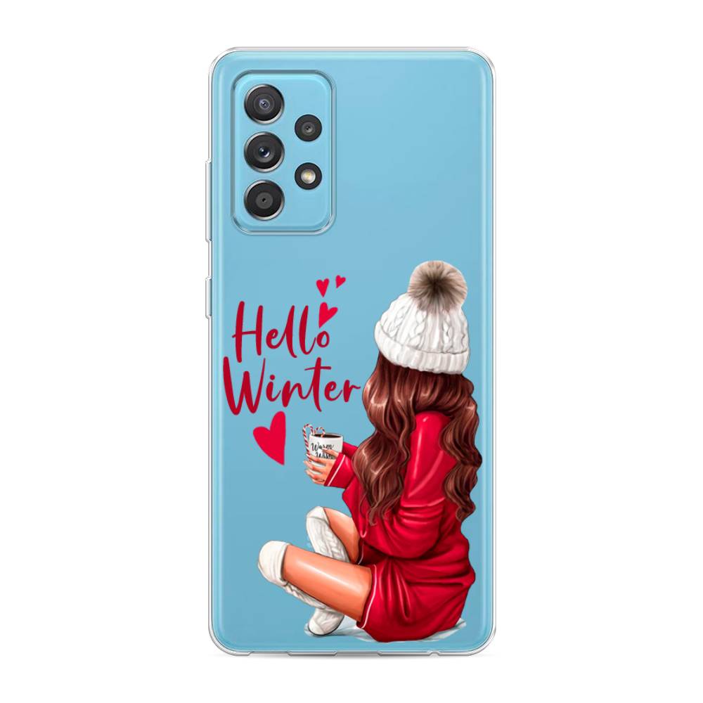 

Чехол для Samsung Galaxy A52/A52s "Hello winter", Красный;белый;коричневый, 2102450-5