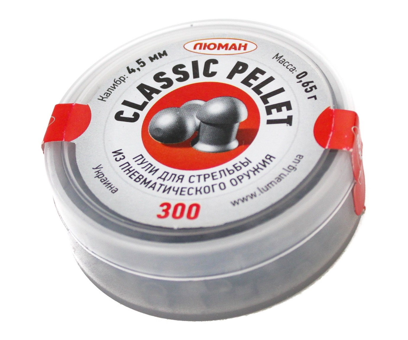 

Пули «Люман» Classic pellets 4,5 мм, 0,65 г (300 штук), Серебристый, Classic pellets