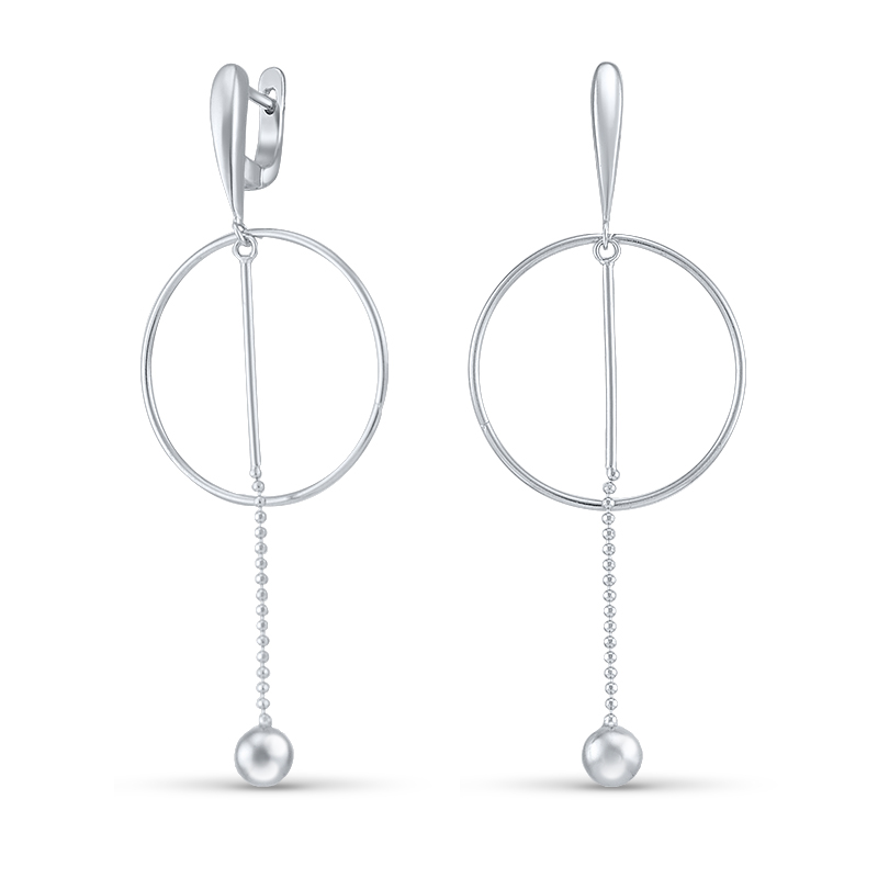 

Серьги подвески из серебра Silver Wings 020127-301v1-113, 020127-301v1-113