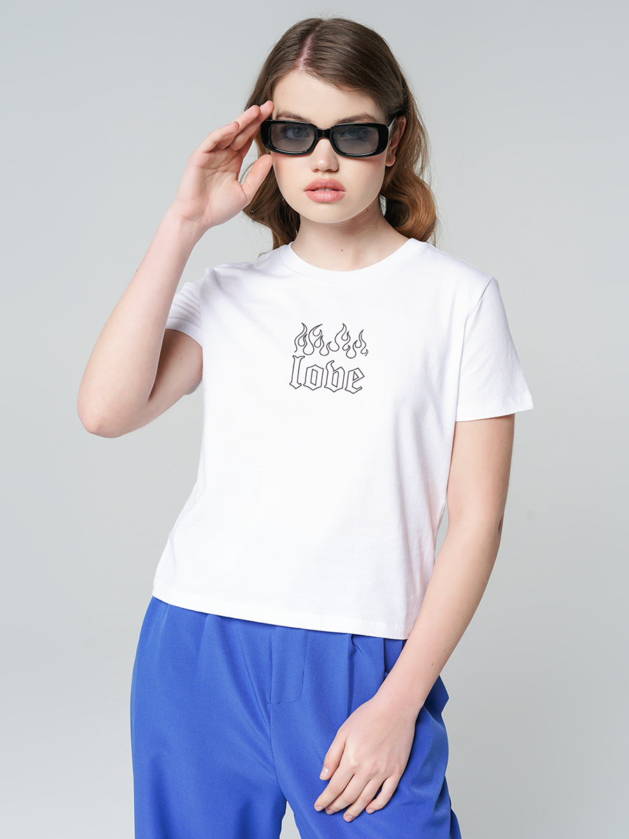 

Футболка женская ТВОЕ 92896 белая XS, 92896