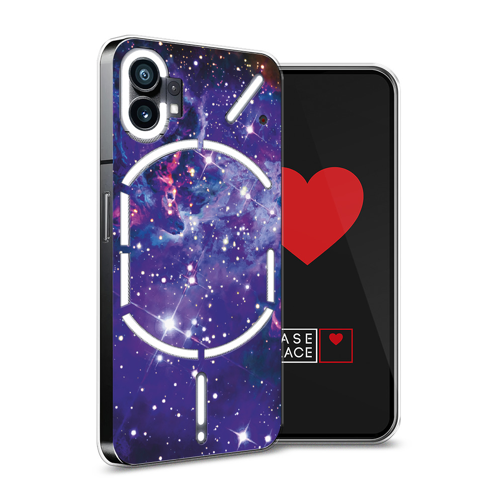 

Силиконовый чехол Awog "Яркая галактика" для Nothing Phone 1, Разноцветный, 3300150-4